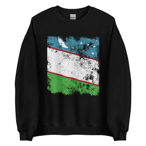 Uzbekistan Flag Sweatshirt