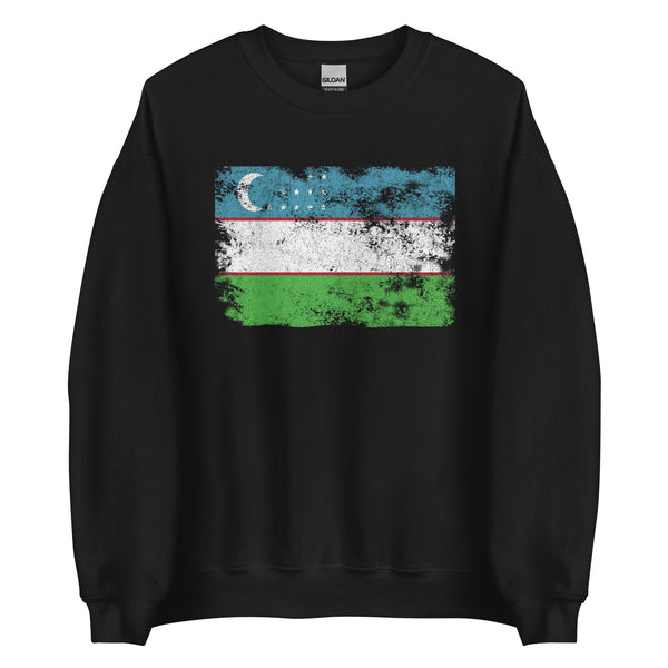 Uzbekistan Flag Sweatshirt