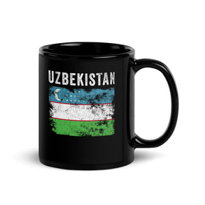 Uzbekistan Flag Vintage Uzbekistani Flag Mug