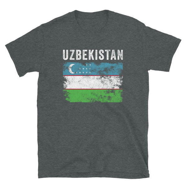 Uzbekistan Flag Vintage Uzbekistani Flag T-Shirt