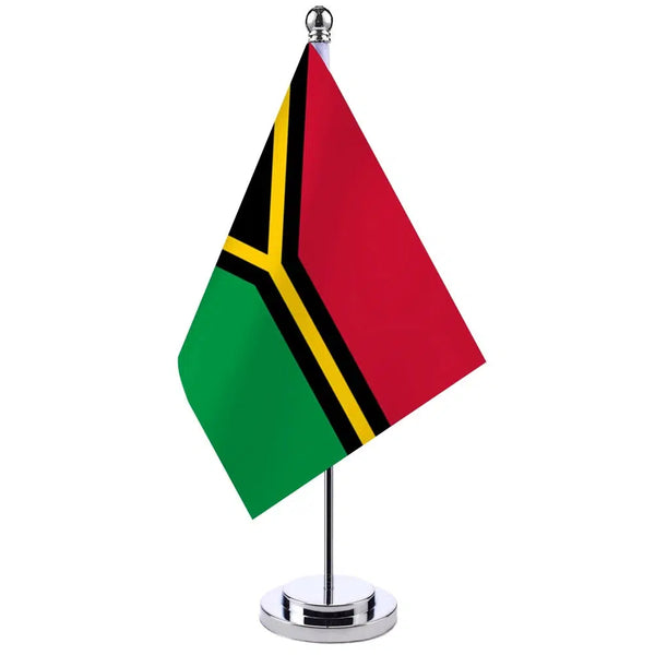 Vanuatu Desk Flag - Small Office Table Flag