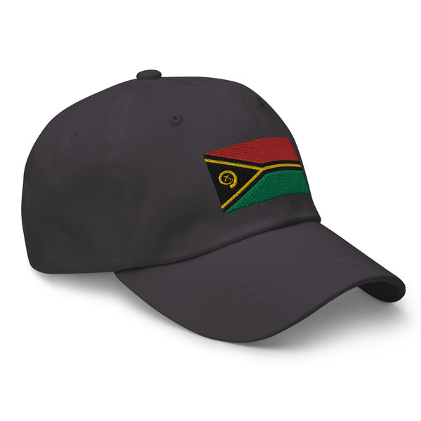Vanuatu Flag Cap - Adjustable Embroidered Dad Hat