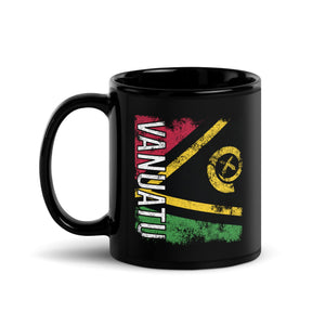 Vanuatu Flag - Distressed Flag Mug