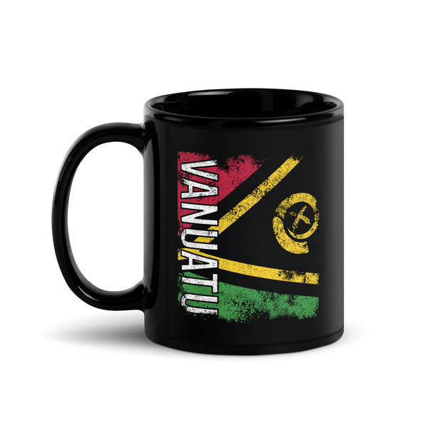 Vanuatu Flag - Distressed Flag Mug