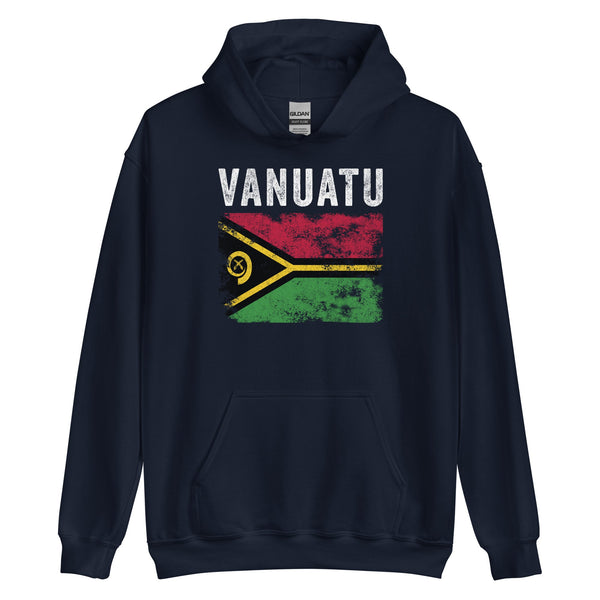 Vanuatu Flag Distressed Ni-Vanuatu Flag Hoodie