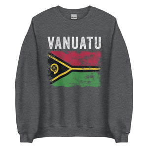 Vanuatu Flag Distressed Ni-Vanuatu Flag Sweatshirt