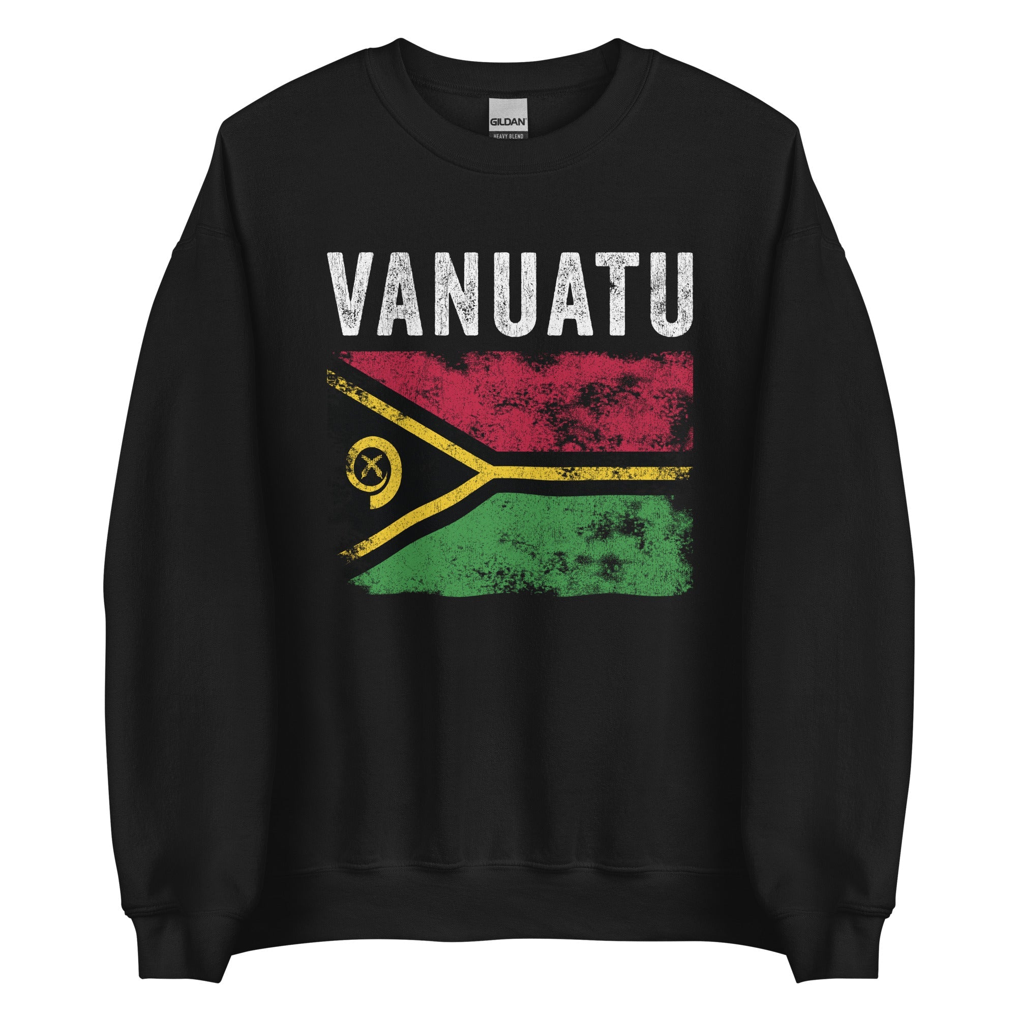 Vanuatu Flag Distressed Ni-Vanuatu Flag Sweatshirt