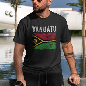 Vanuatu Flag Distressed Ni-Vanuatu Flag T-Shirt