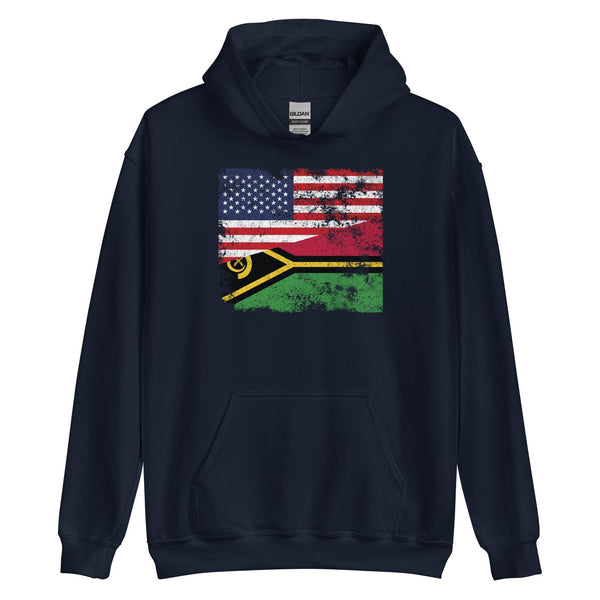 Vanuatu USA Flag Hoodie