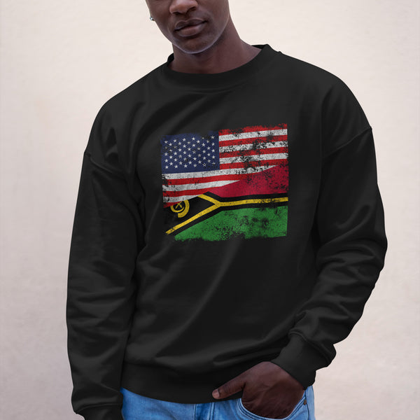 Vanuatu USA Flag Sweatshirt