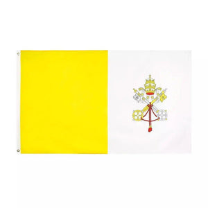 Vatican City Flag - 90x150cm(3x5ft) - 60x90cm(2x3ft)