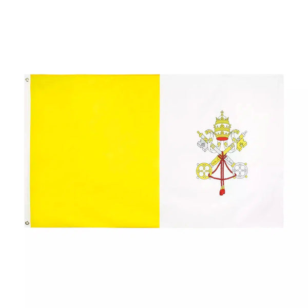 Vatican City Flag - 90x150cm(3x5ft) - 60x90cm(2x3ft)