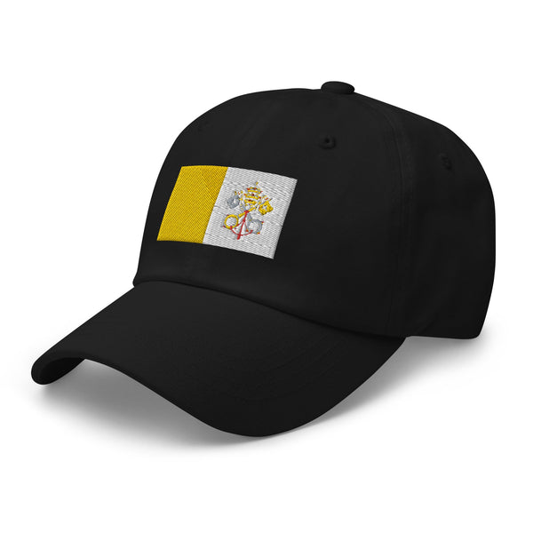 Vatican City Flag Cap - Adjustable Embroidered Dad Hat