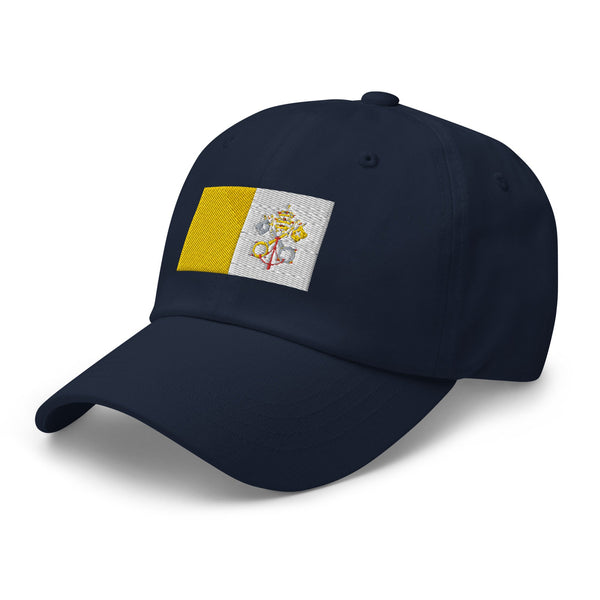 Vatican City Flag Cap - Adjustable Embroidered Dad Hat