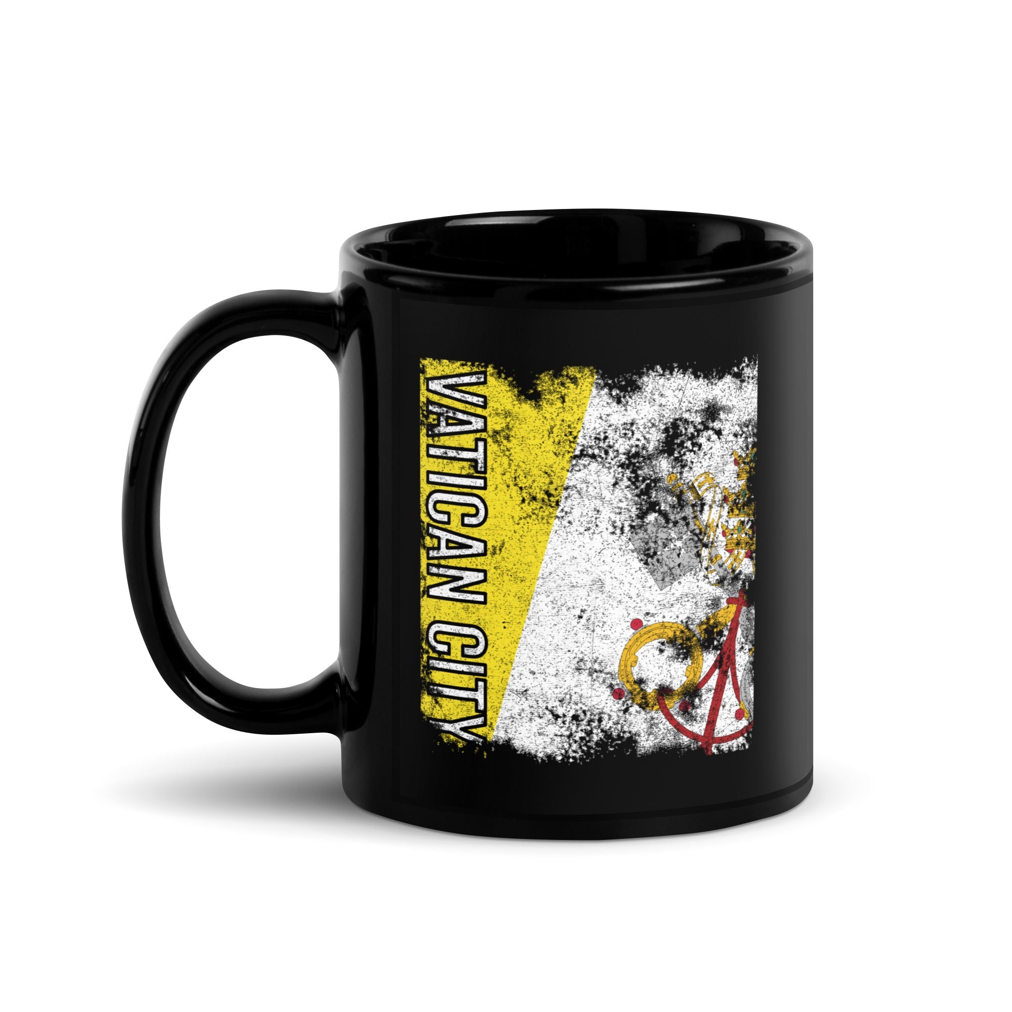 Vatican City Flag - Distressed Flag Mug