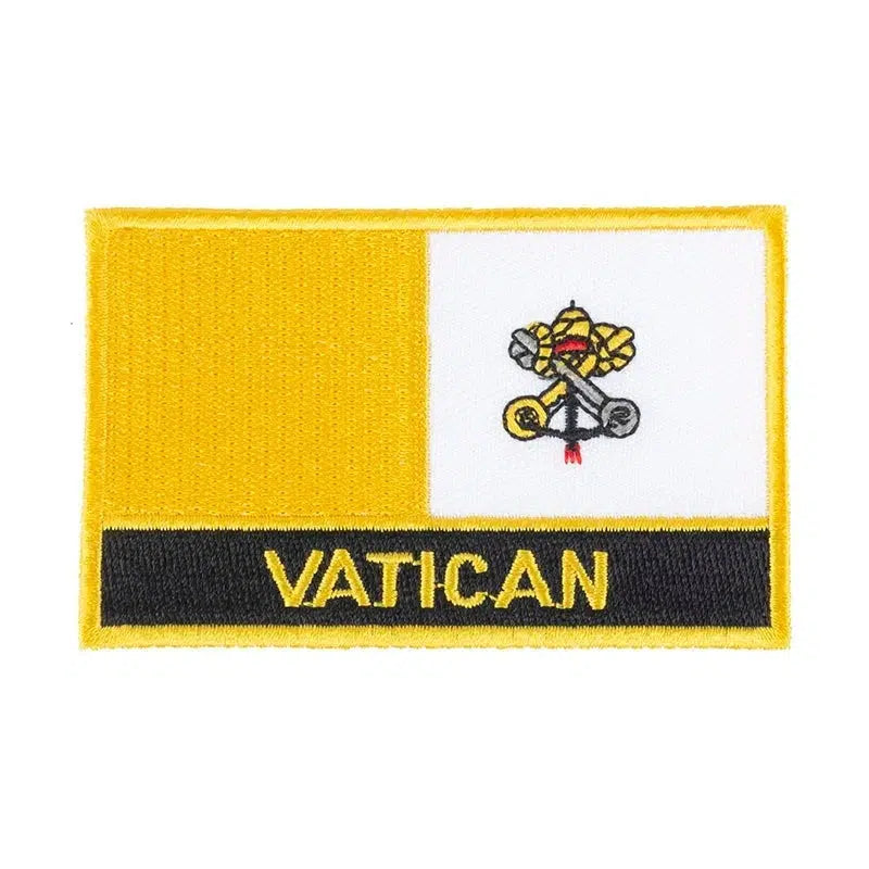 Vatican City Flag Patch - Sew On/Iron On Patch