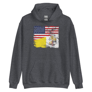 Vatican City USA Flag Hoodie