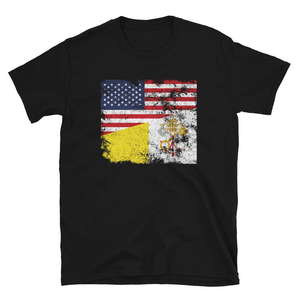 Vatican City USA Flag T-Shirt