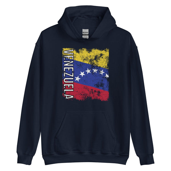 Venezuela Flag - Distressed Flag Hoodie