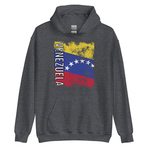 Venezuela Flag - Distressed Flag Hoodie