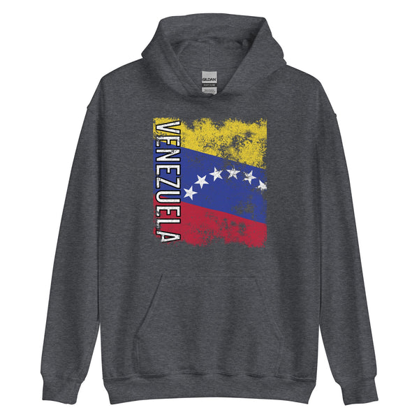 Venezuela Flag - Distressed Flag Hoodie