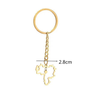 Venezuela Flag Map Keychain Collection