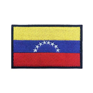 Venezuela Flag Patch - Iron On/Hook & Loop Patch