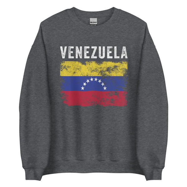 Venezuela Flag Vintage - Venezuelan Flag Sweatshirt