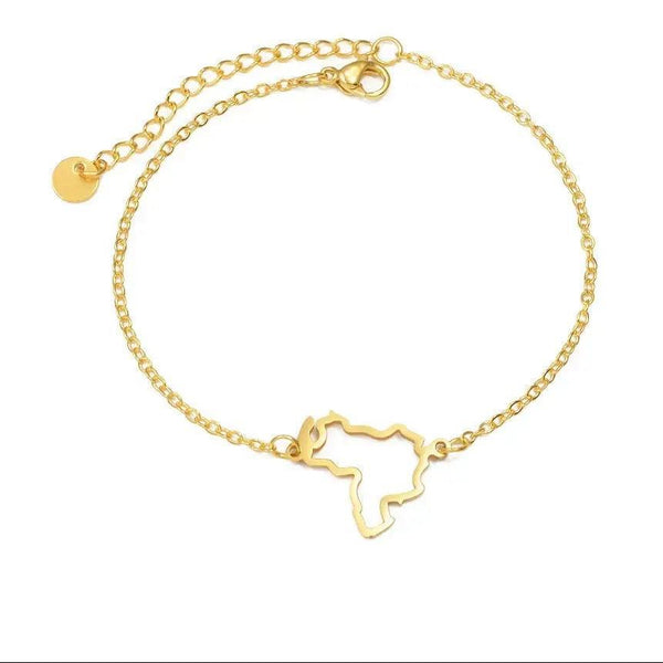 Venezuela Map Bracelet