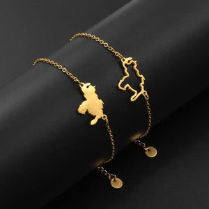 Venezuela Map Bracelet
