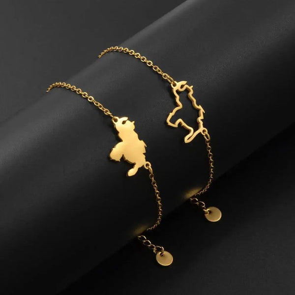 Venezuela Map Bracelet