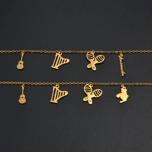 Venezuela Map Bracelet