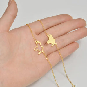 Venezuela Map Bracelet