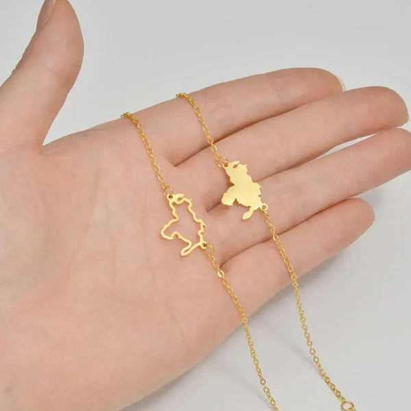 Venezuela Map Bracelet