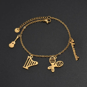 Venezuela Map Bracelet