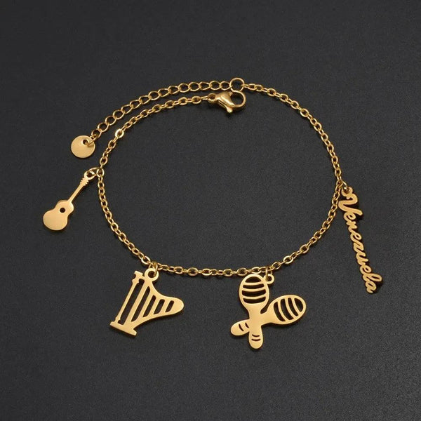 Venezuela Map Bracelet