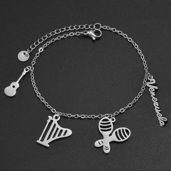 Venezuela Map Bracelet