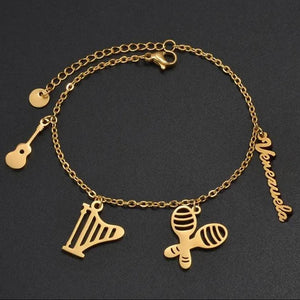 Venezuela Map Bracelet