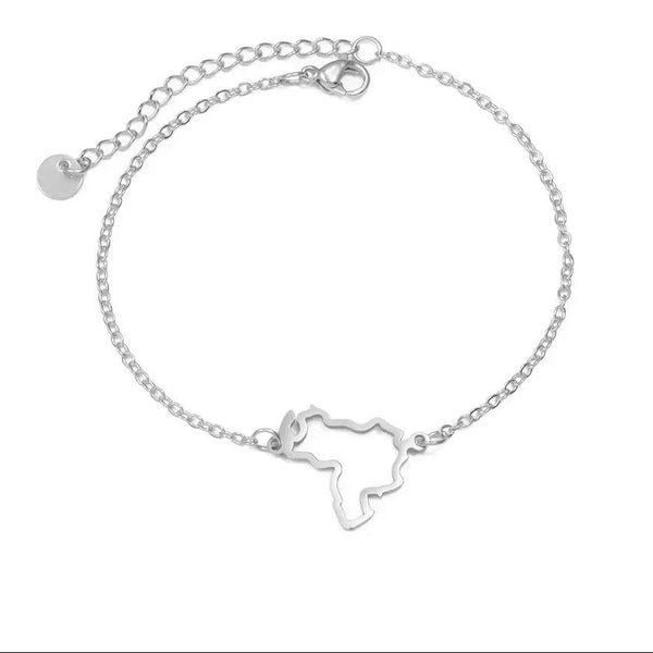 Venezuela Map Bracelet