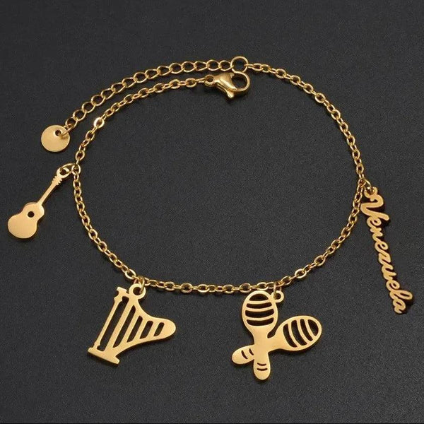 Venezuela Map Bracelet