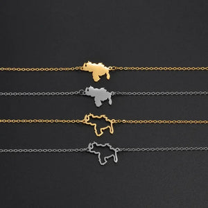 Venezuela Map Bracelet