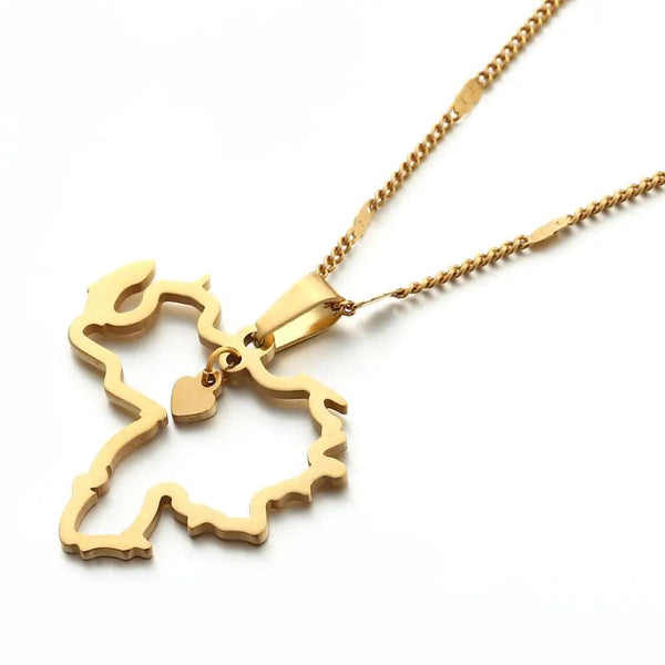 Venezuela Map Necklace