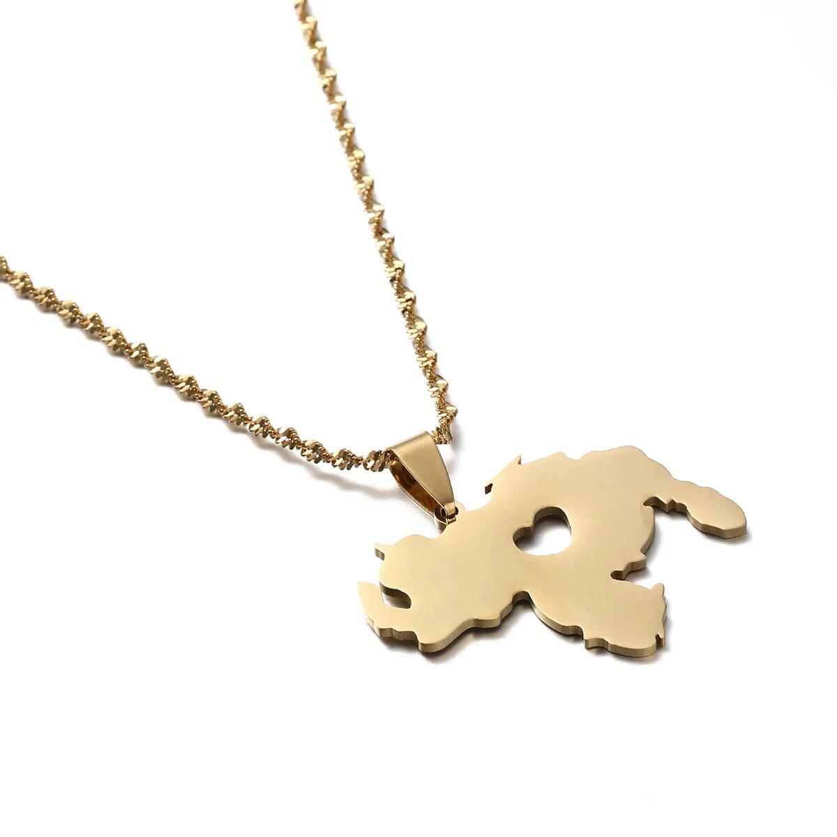 Venezuela Map Necklace