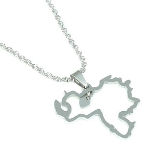 Venezuela Map Necklace