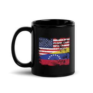 Venezuela USA Flag Mug