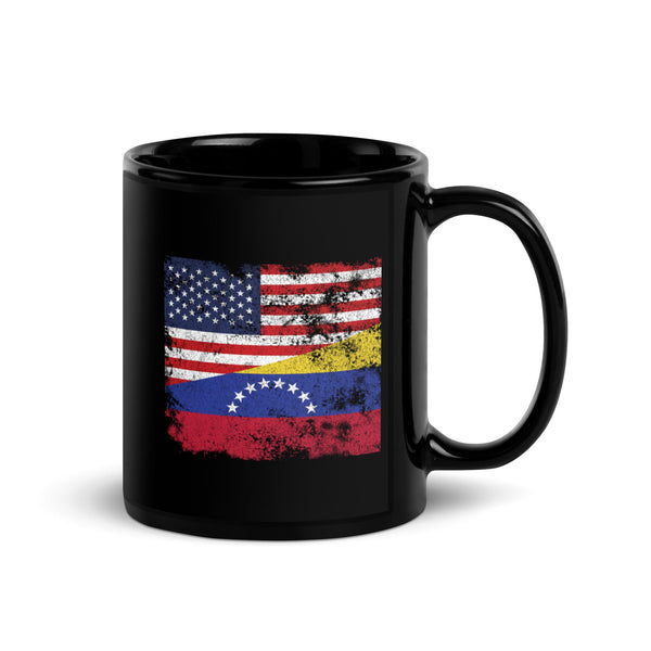 Venezuela USA Flag Mug