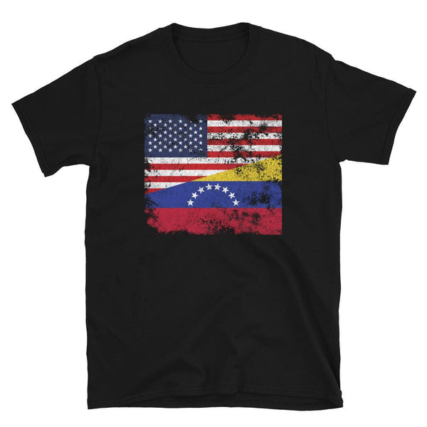 Venezuela USA Flag T-Shirt