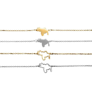 Venezuela Map Bracelet