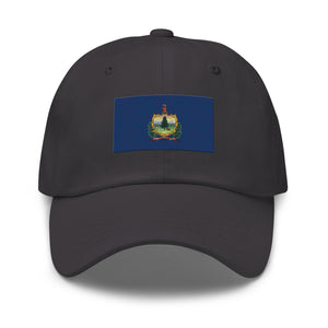 Vermont State Flag Cap - Adjustable Embroidered Dad Hat