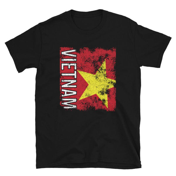 Vietnam Flag Distressed T-Shirt